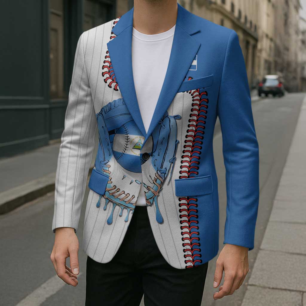Custom Dripping Baseball Nicaragua Blazer