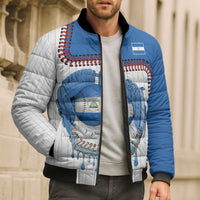 Custom Dripping Baseball Nicaragua Bomber Puffer Jacket