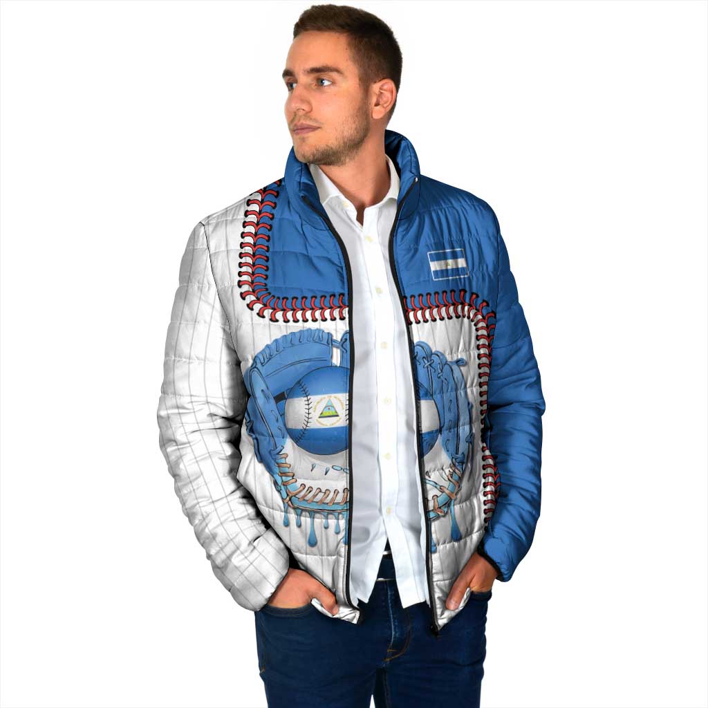 Custom Dripping Baseball Nicaragua Padded Jacket