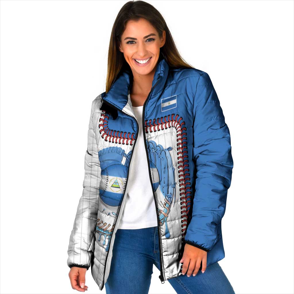 Custom Dripping Baseball Nicaragua Padded Jacket