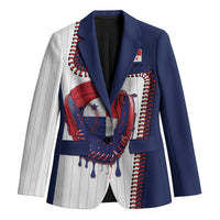 Custom Dripping Baseball Panama Blazer