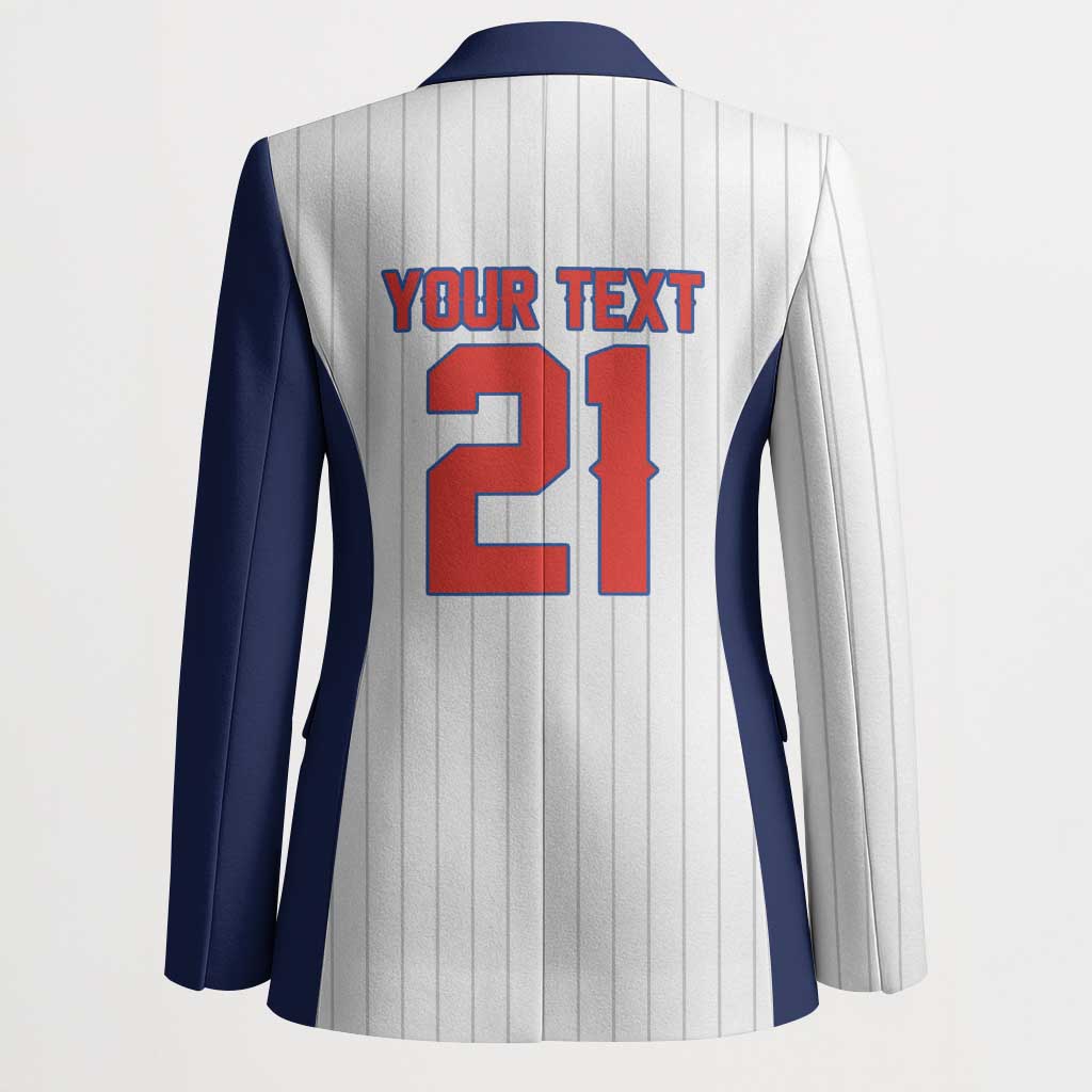 Custom Dripping Baseball Panama Blazer