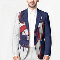 Custom Dripping Baseball Panama Blazer