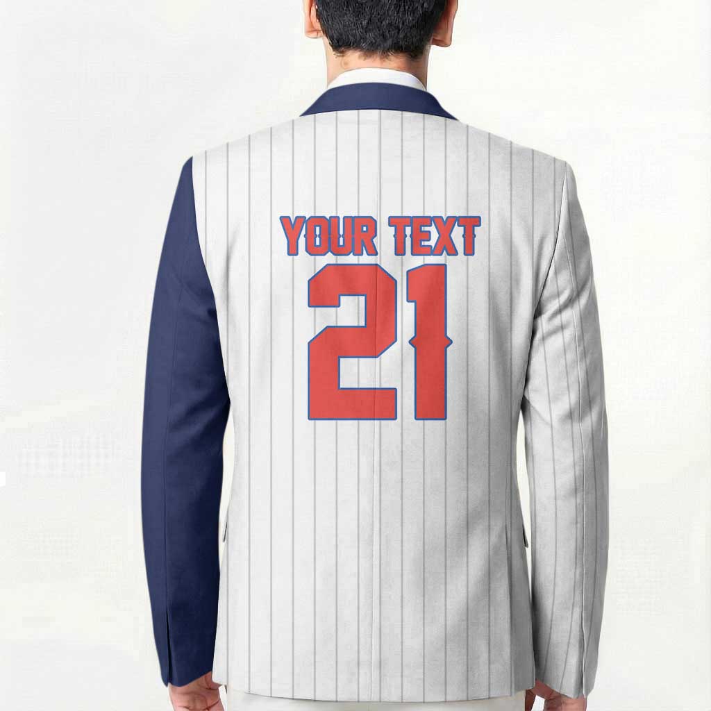 Custom Dripping Baseball Panama Blazer