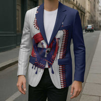 Custom Dripping Baseball Panama Blazer