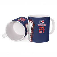 Custom Dripping Baseball Panama Ceramic Mug