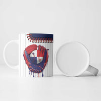 Custom Dripping Baseball Panama Ceramic Mug