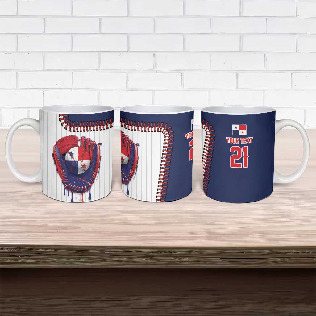 Custom Dripping Baseball Panama Ceramic Mug