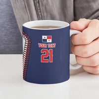 Custom Dripping Baseball Panama Ceramic Mug