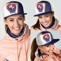 Dripping Baseball Panama Mesh Trucker Cap