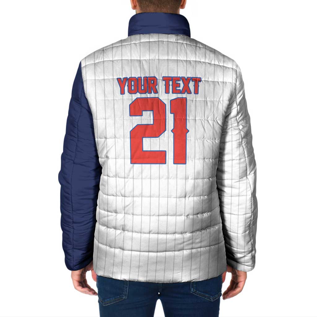 Custom Dripping Baseball Panama Padded Jacket