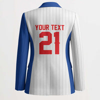 Custom Dripping Baseball Puerto Rico Blazer