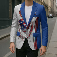 Custom Dripping Baseball Puerto Rico Blazer