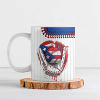 Custom Dripping Baseball Puerto Rico Ceramic Mug