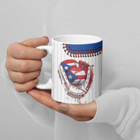 Custom Dripping Baseball Puerto Rico Ceramic Mug
