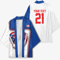 Custom Dripping Baseball Puerto Rico Kimono