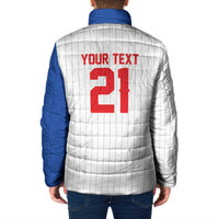 Custom Dripping Baseball Puerto Rico Padded Jacket