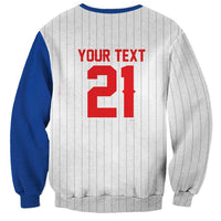 Custom Dripping Baseball Puerto Rico Sweatshirt