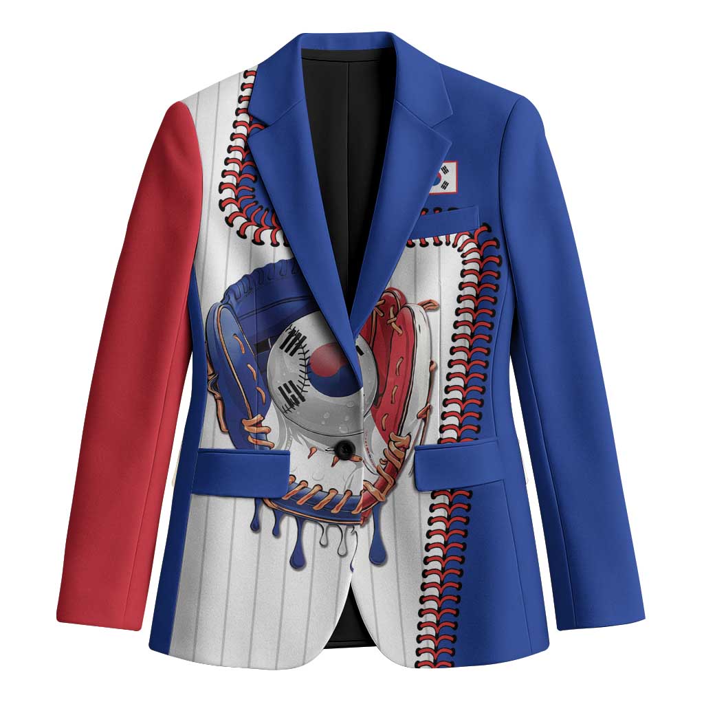 Custom Dripping Baseball South Korea Blazer