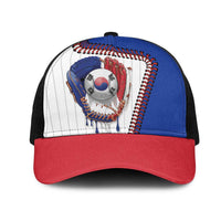 Dripping Baseball South Korea Mesh Trucker Cap