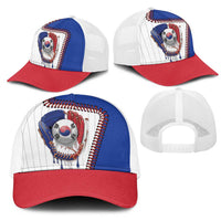 Dripping Baseball South Korea Mesh Trucker Cap