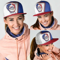 Dripping Baseball South Korea Mesh Trucker Cap