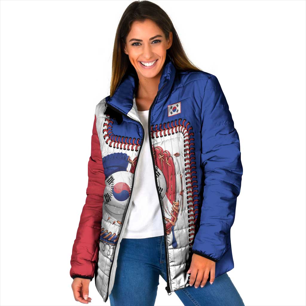 Custom Dripping Baseball South Korea Padded Jacket
