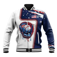 Custom Dripping Baseball United States Baseball Jacket