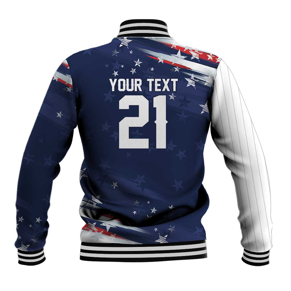 Custom Dripping Baseball United States Baseball Jacket