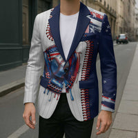 Custom Dripping Baseball United States Blazer