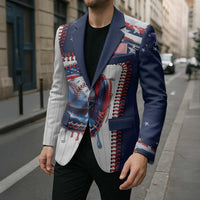 Custom Dripping Baseball United States Blazer