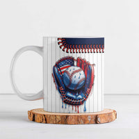 Custom Dripping Baseball United States Ceramic Mug