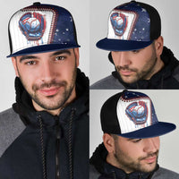 Dripping Baseball United States Mesh Trucker Cap