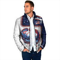 Custom Dripping Baseball United States Padded Jacket