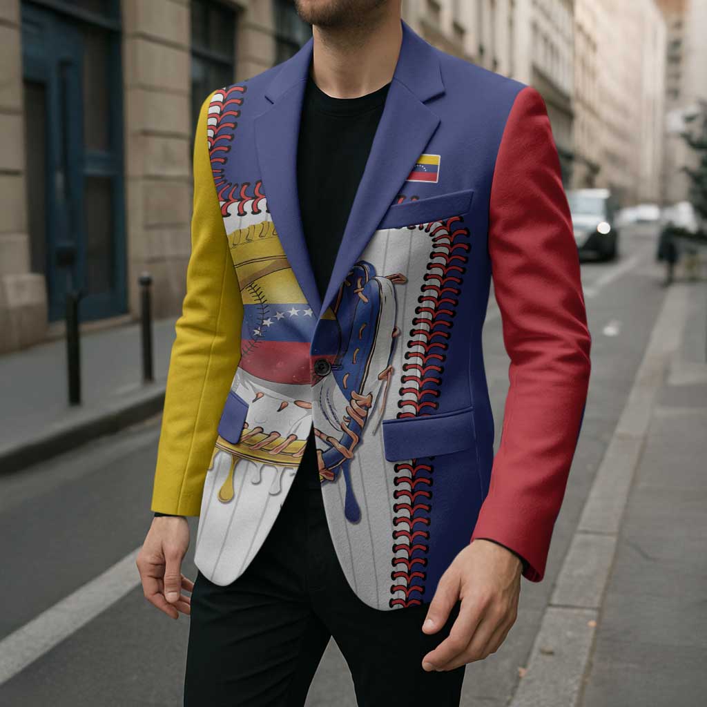 Custom Dripping Baseball Venezuela Blazer