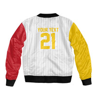 Custom Dripping Baseball Venezuela Bomber Jacket