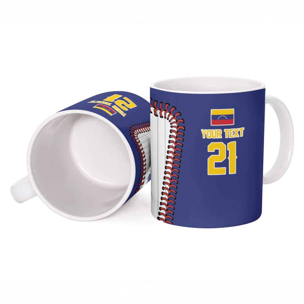 Custom Dripping Baseball Venezuela Ceramic Mug