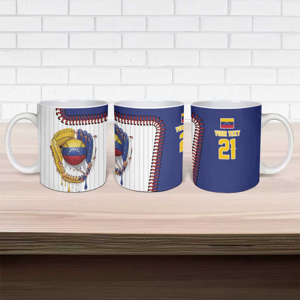 Custom Dripping Baseball Venezuela Ceramic Mug