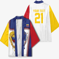 Custom Dripping Baseball Venezuela Kimono
