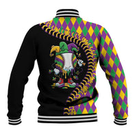 Dripping Baseball Mardi Gras Baseball Jacket Throw me Something Mister!