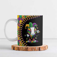 Dripping Baseball Mardi Gras Ceramic Mug Throw me Something Mister!