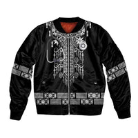 Proud Black Nurse RN Bomber Jacket Black African Pattern Stethoscope Dashiki Motif