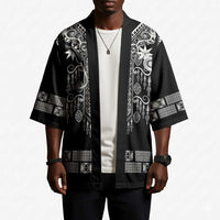 Proud Black Nurse RN Kimono Black African Pattern Stethoscope Dashiki Motif