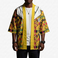 Proud Black Nurse RN Kimono African Stethoscope Kente Pattern