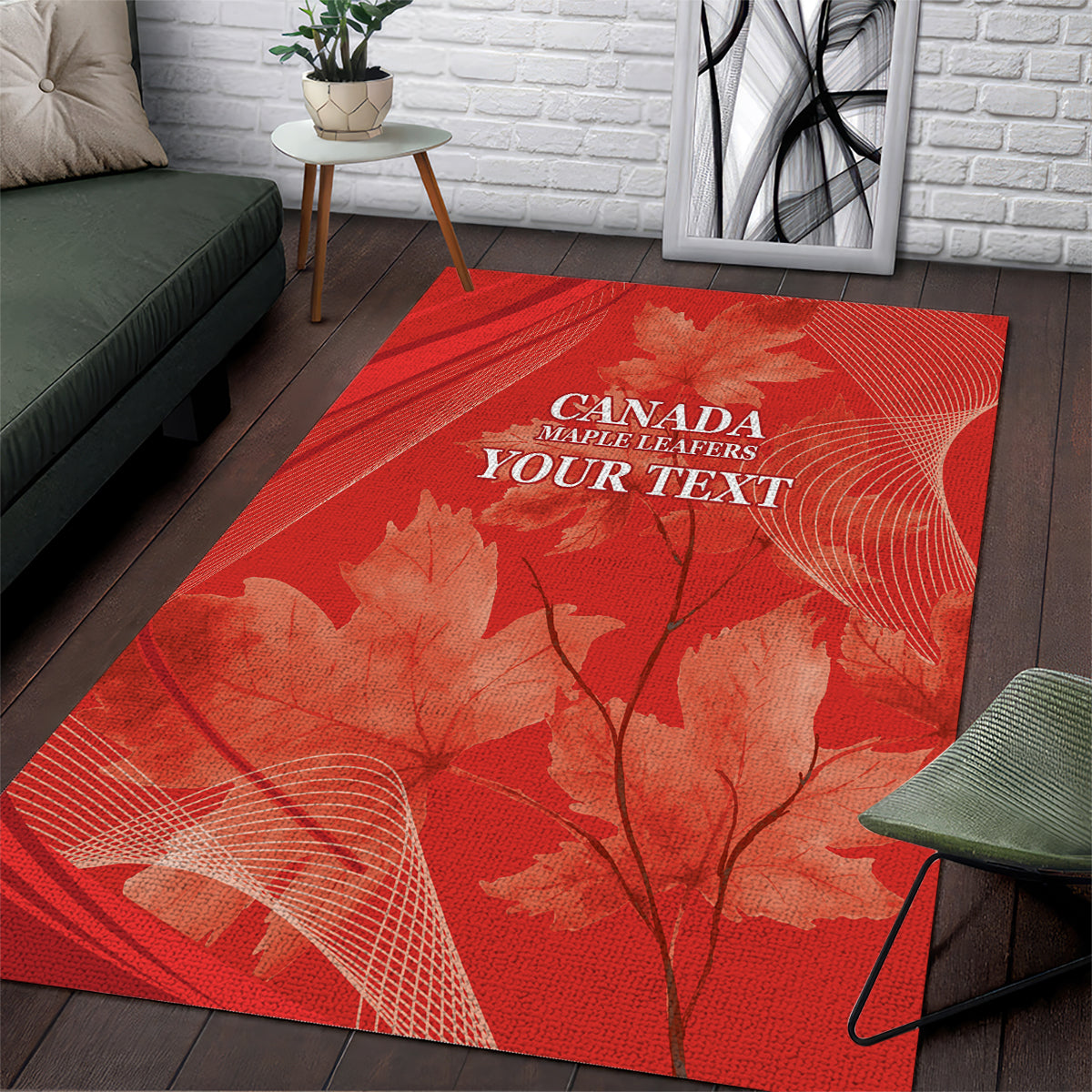 Canada Cricket World Cup 2024 Area Rug Maple Leafers Make Champions LT9 - Wonder Print Shop