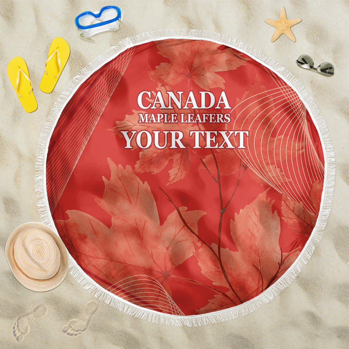 Canada Cricket World Cup 2024 Beach Blanket Maple Leafers Make Champions LT9 - Wonder Print Shop