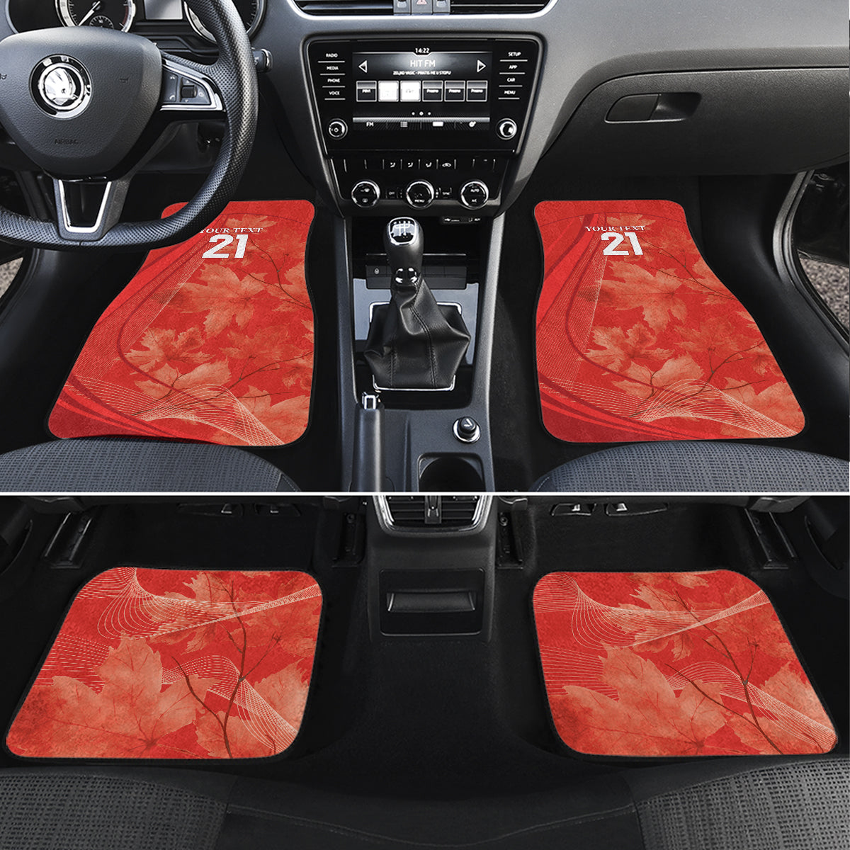 Canada Cricket World Cup 2024 Car Mats Maple Leafers Make Champions LT9 - Wonder Print Shop