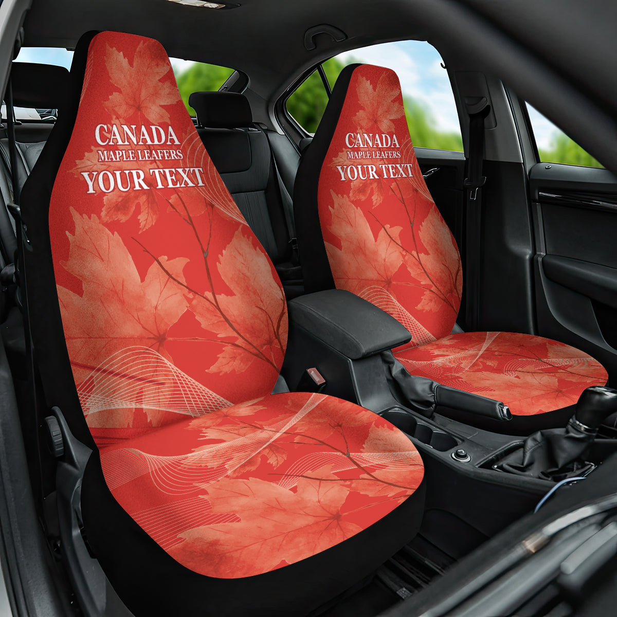 Canada Cricket World Cup 2024 Car Seat Cover Maple Leafers Make Champions LT9 - Wonder Print Shop