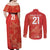 Canada Cricket World Cup 2024 Couples Matching Off Shoulder Maxi Dress and Long Sleeve Button Shirt Maple Leafers Make Champions LT9 - Wonder Print Shop