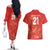 Canada Cricket World Cup 2024 Couples Matching Off The Shoulder Long Sleeve Dress and Hawaiian Shirt Maple Leafers Make Champions LT9 - Wonder Print Shop